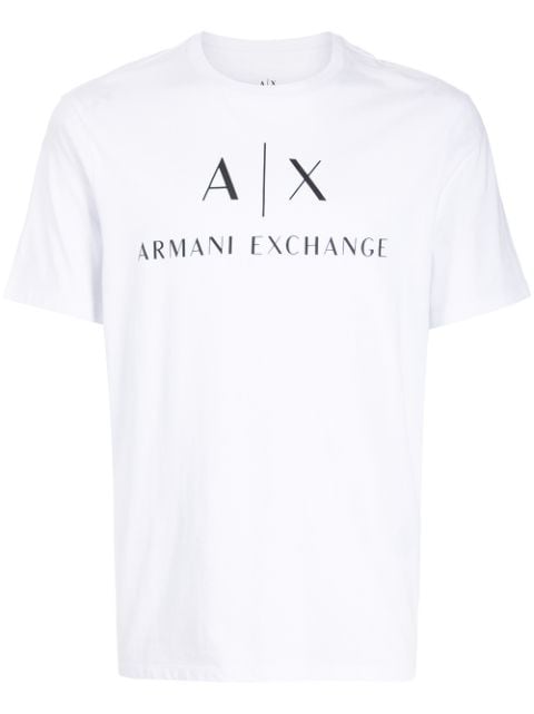 Armani Exchange playera con logo estampado 