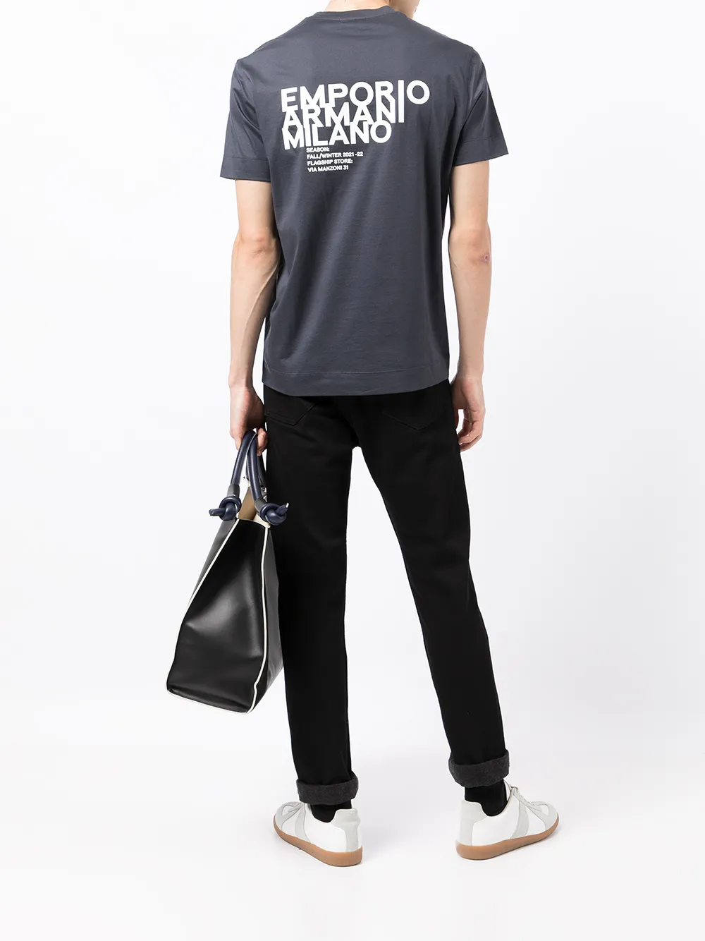 фото Emporio armani футболка с логотипом