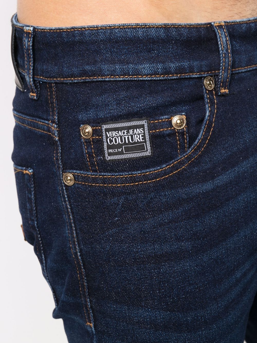 фото Versace jeans couture узкие джинсы средней посадки
