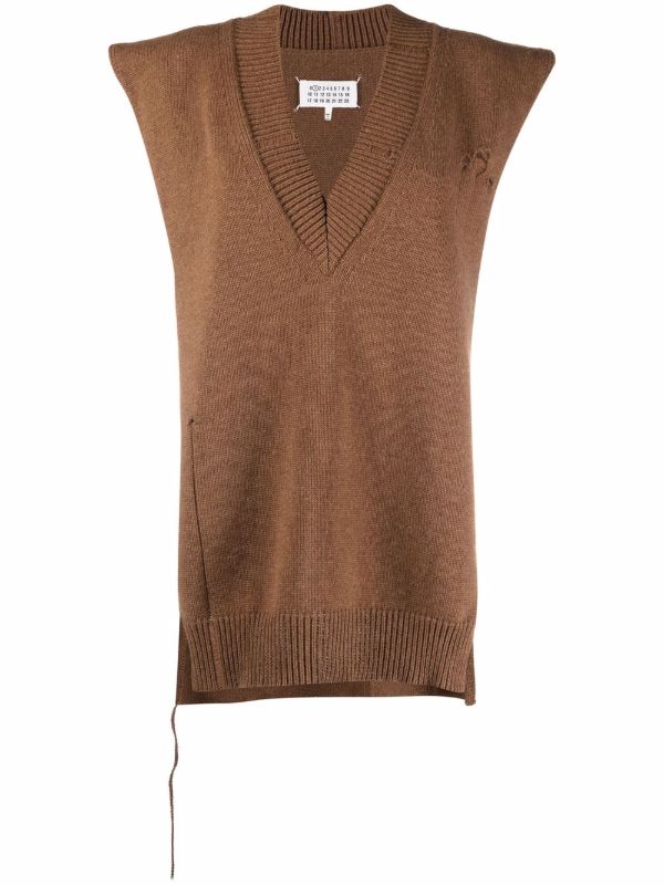 maison margiela sleeveless sweater