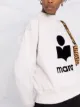 Isabel Marant Étoile sudadera Moby con logo texturizado