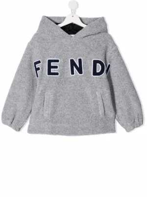 Fendi Kids ジップアップ スウェットシャツ | ブルー | FARFETCH JP
