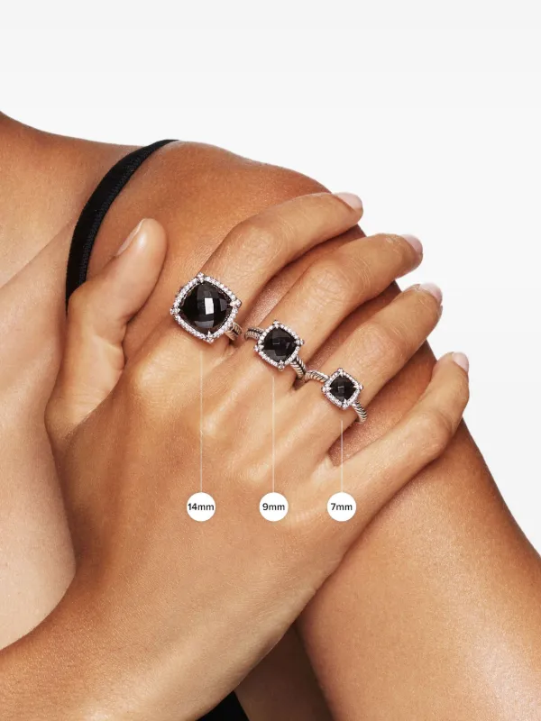 David Yurman Sterling Silver Petite Chatelaine Amethyst And - Main Image