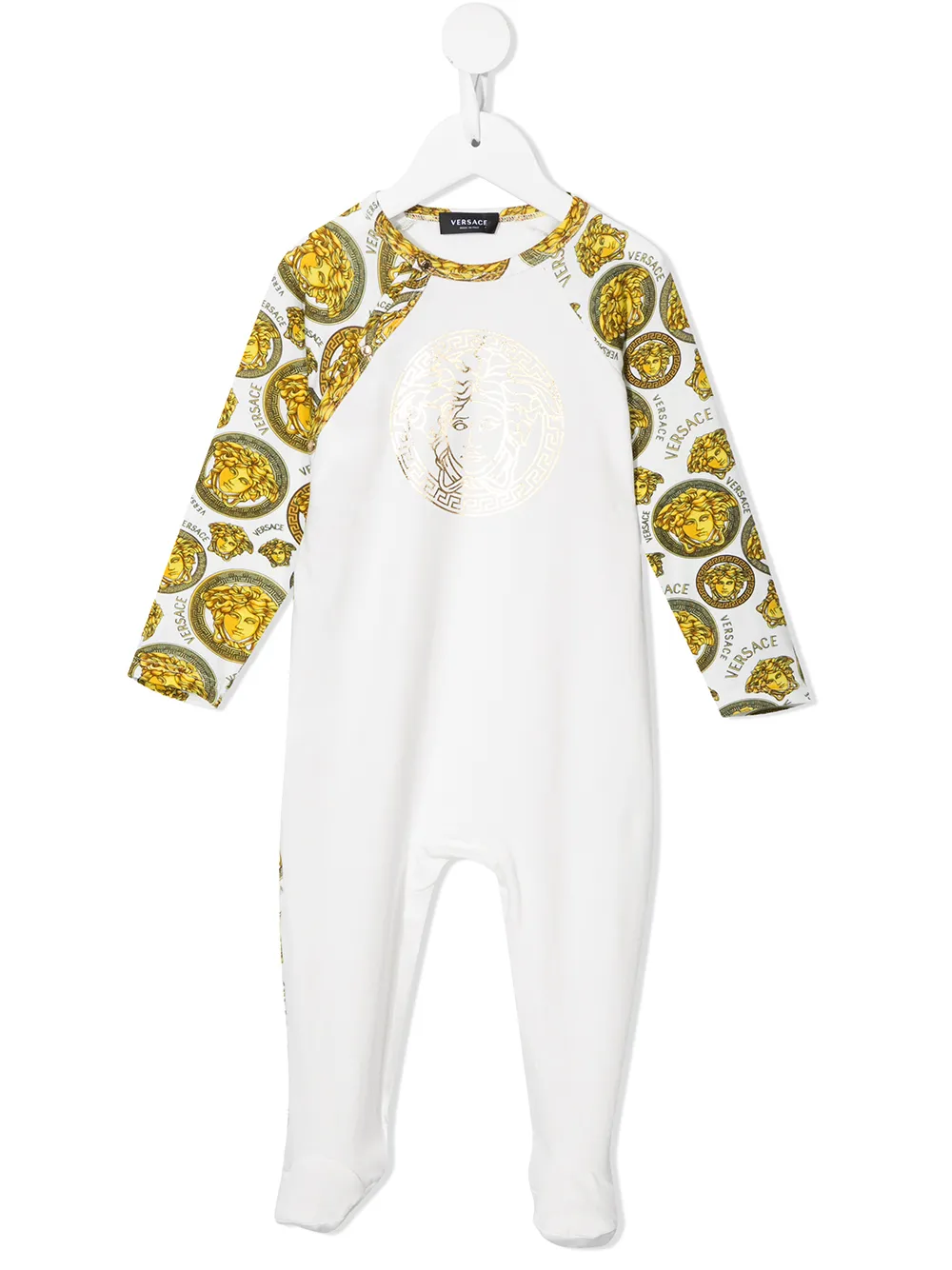 

Versace Kids Medusa amplified-print jersey pajama - White