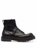 Premiata leather lace-up boots - Black