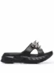 Image 1 of Givenchy Marshmallow studded slides