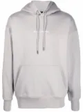 Daily Paper logo-print cotton hoodie - Grey
