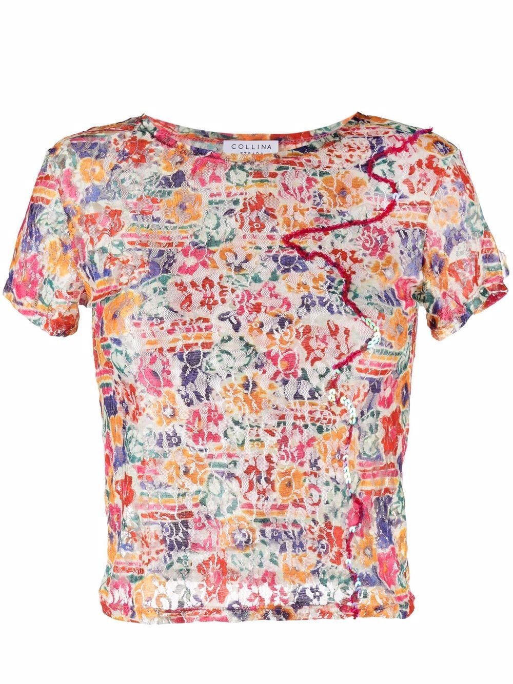 Collina Strada Cardio floral-print T-shirt - Farfetch