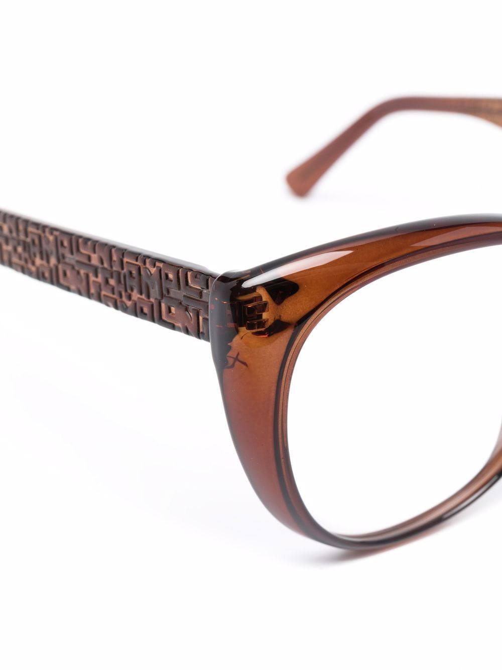 фото Longchamp очки в оправе 'кошачий глаз' с логотипом