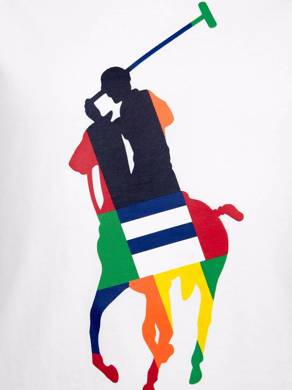 фото Ralph lauren kids футболка polo pony в стиле колор-блок