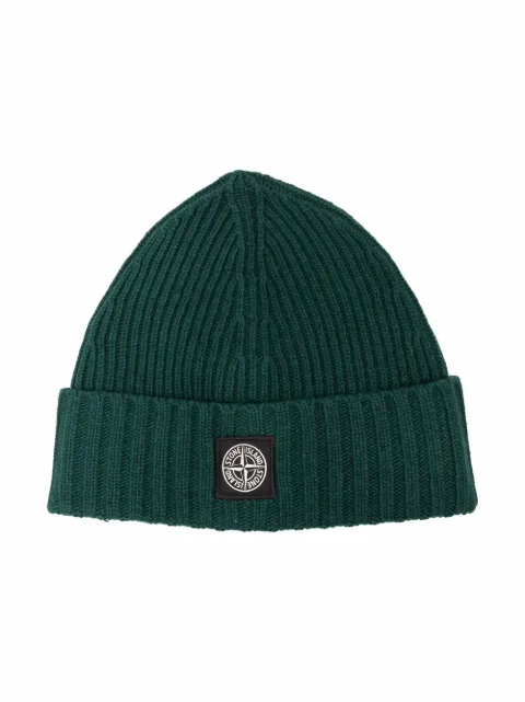 Shop Stone Island Junior logo-patch 