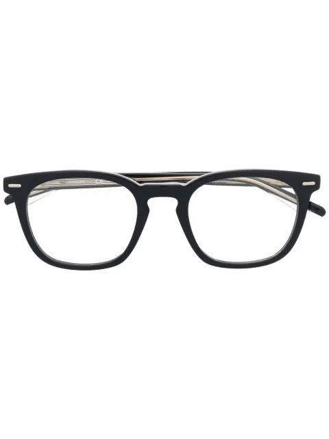 Calvin Klein logo square-frame glasses