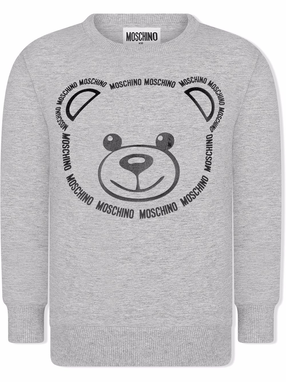 фото Moschino kids толстовка teddy bear с логотипом