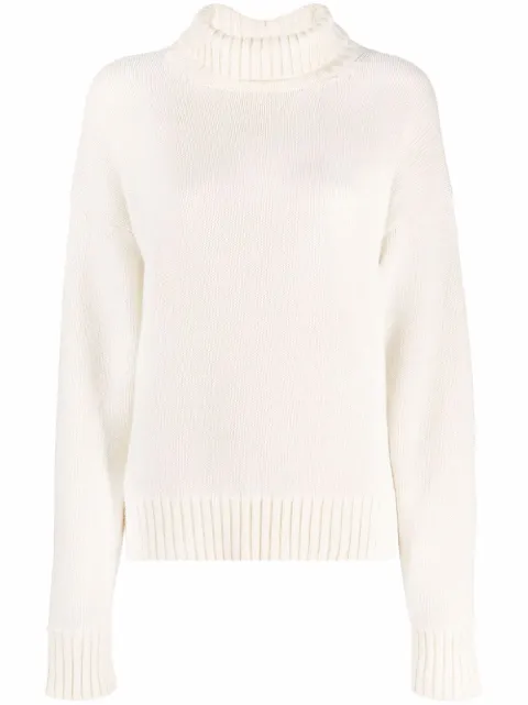Jil Sander roll neck knitted jumper