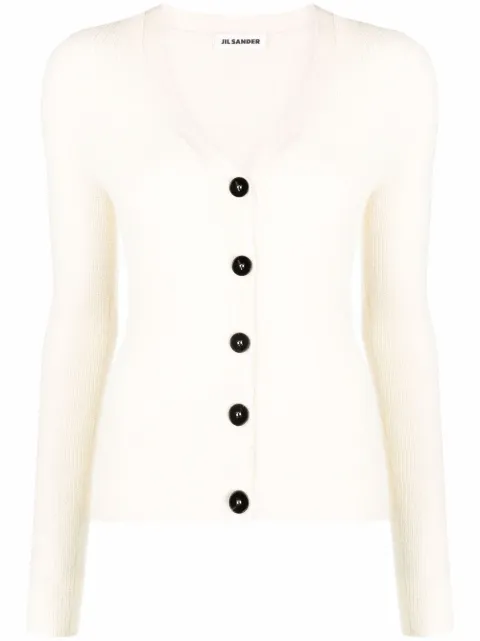 Jil Sander button-up knitted cardigan