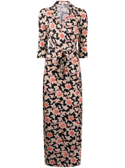 DVF Diane Von Furstenberg Abigail floral-print Dress - Farfetch