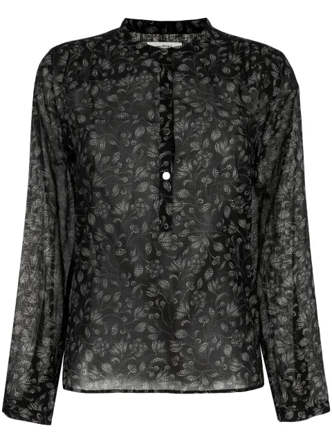 metallic leopard shirt