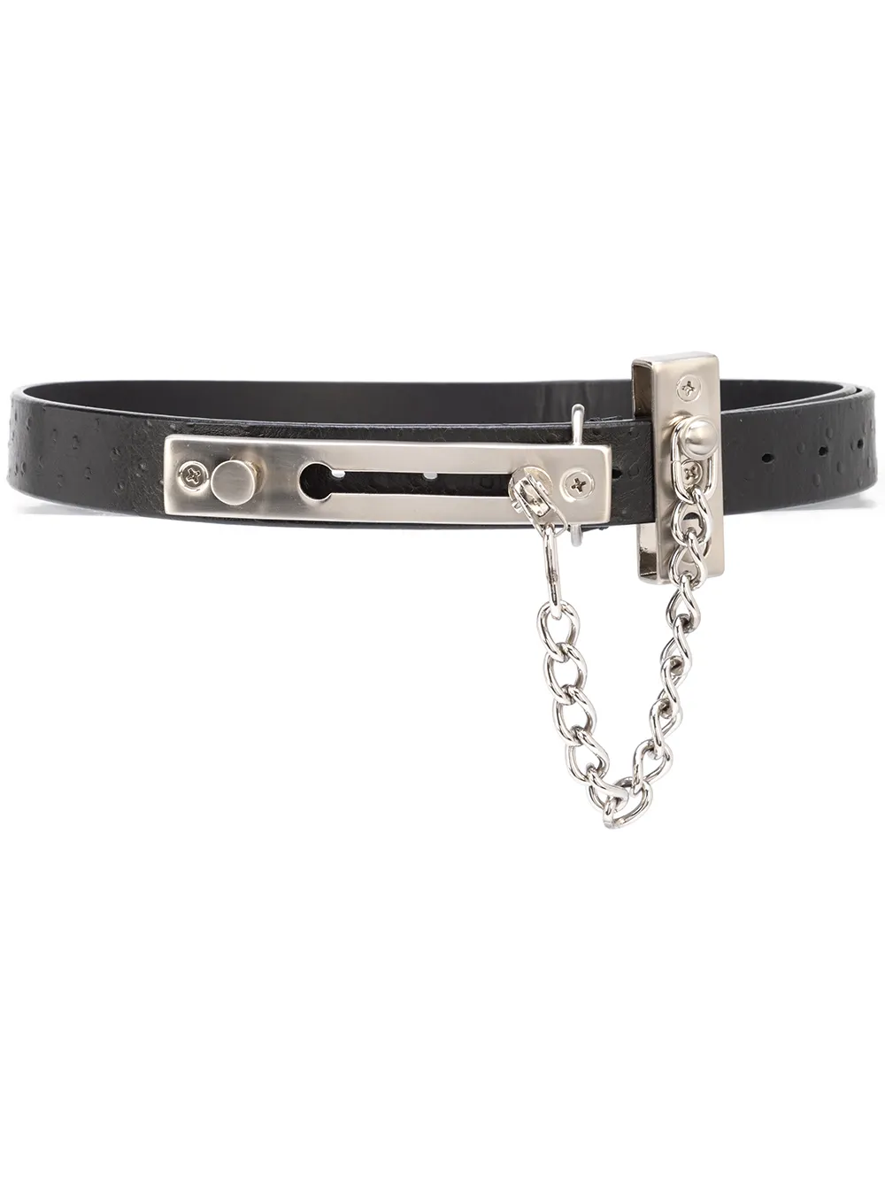 Doublet chain-embellished Leather Belt - Farfetch