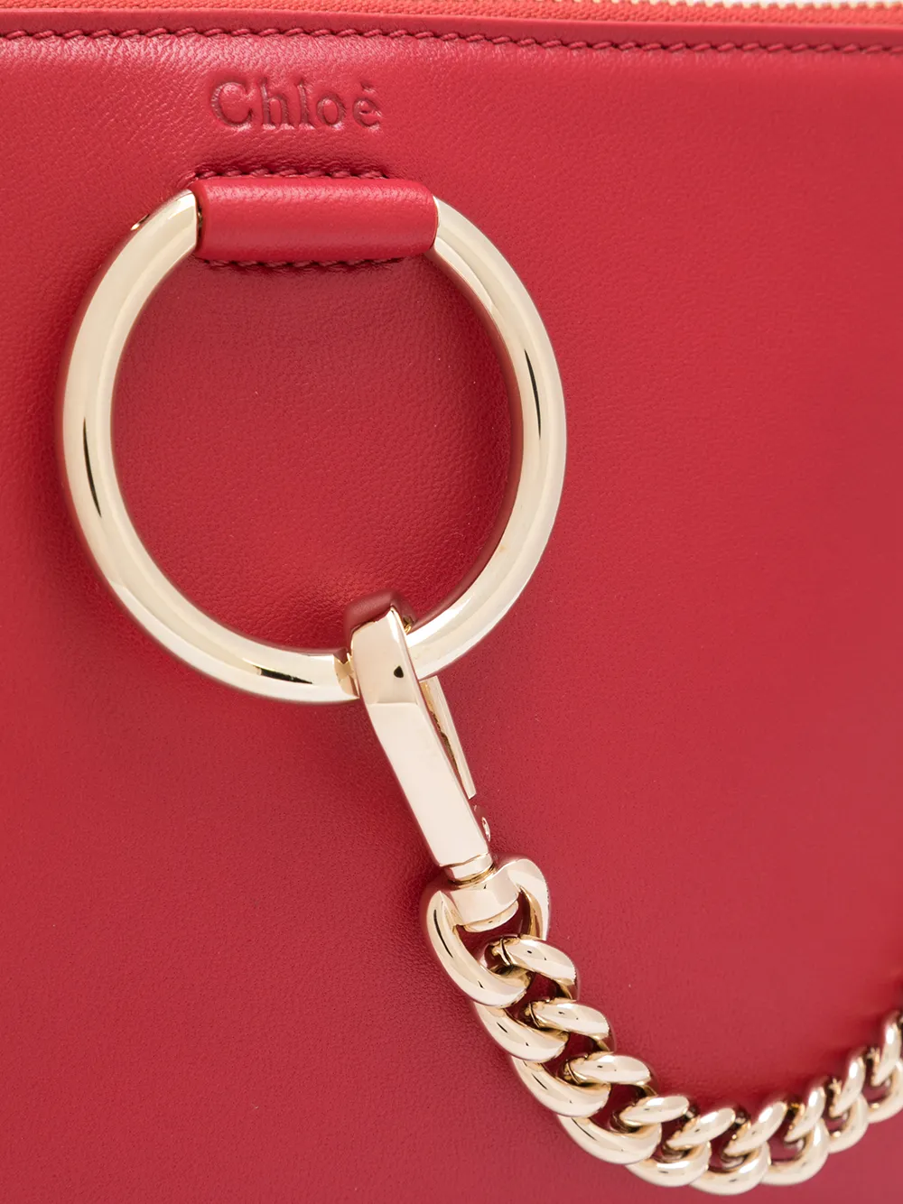 фото Chloé сумка через плечо faye с металлическим декором