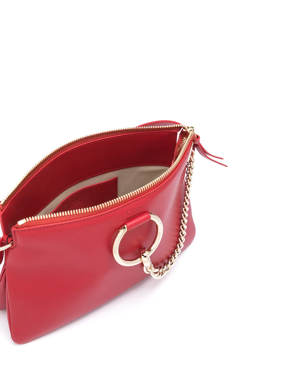 фото Chloé сумка через плечо faye с металлическим декором