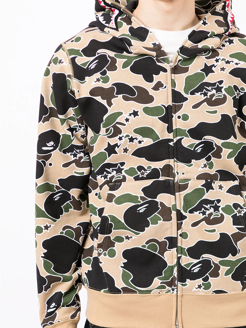 фото A bathing ape® худи с камуфляжным принтом