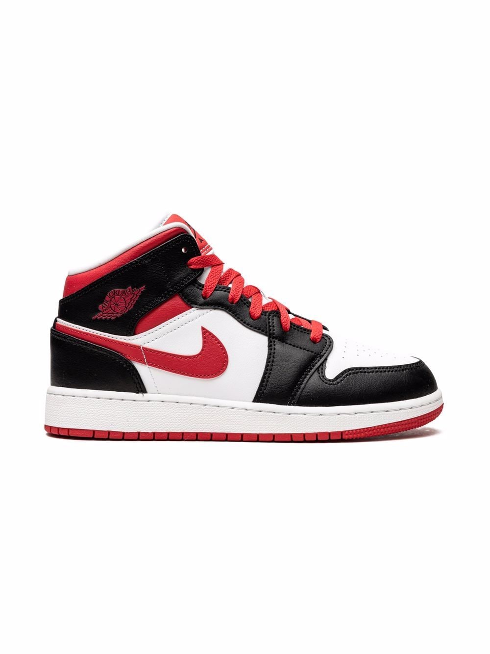 Shop Jordan Air  1 Mid "very Berry" Sneakers In Black