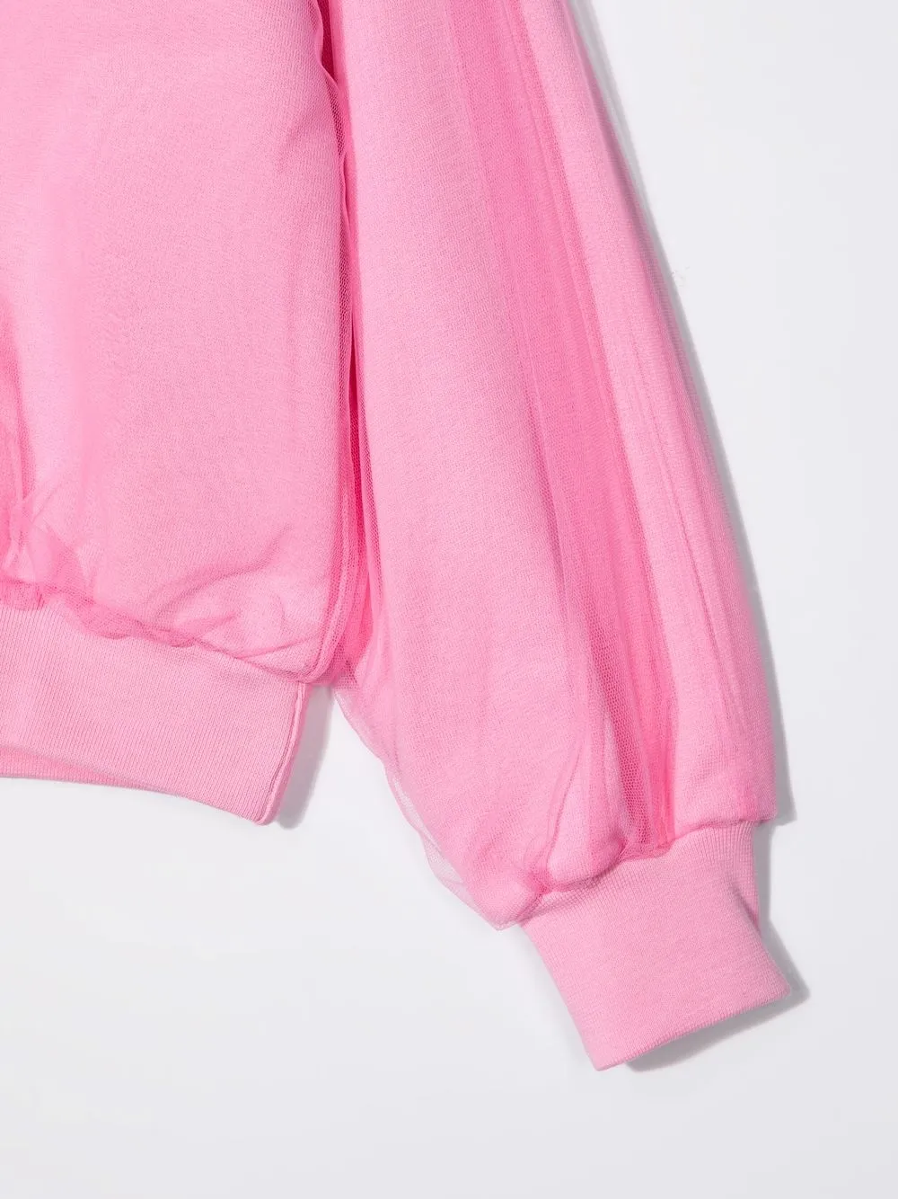 MSGM Kids Felpa con strato in tulle | Top | Image 3