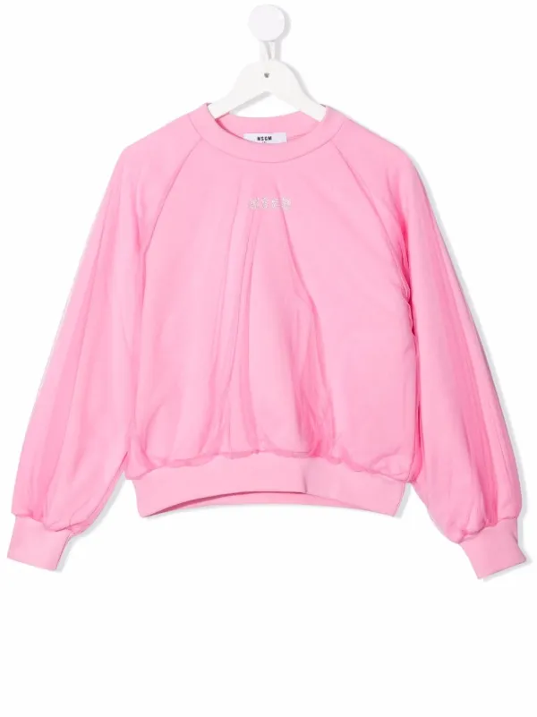 MSGM Kids チュールレイヤー スウェットシャツ 通販 - FARFETCH