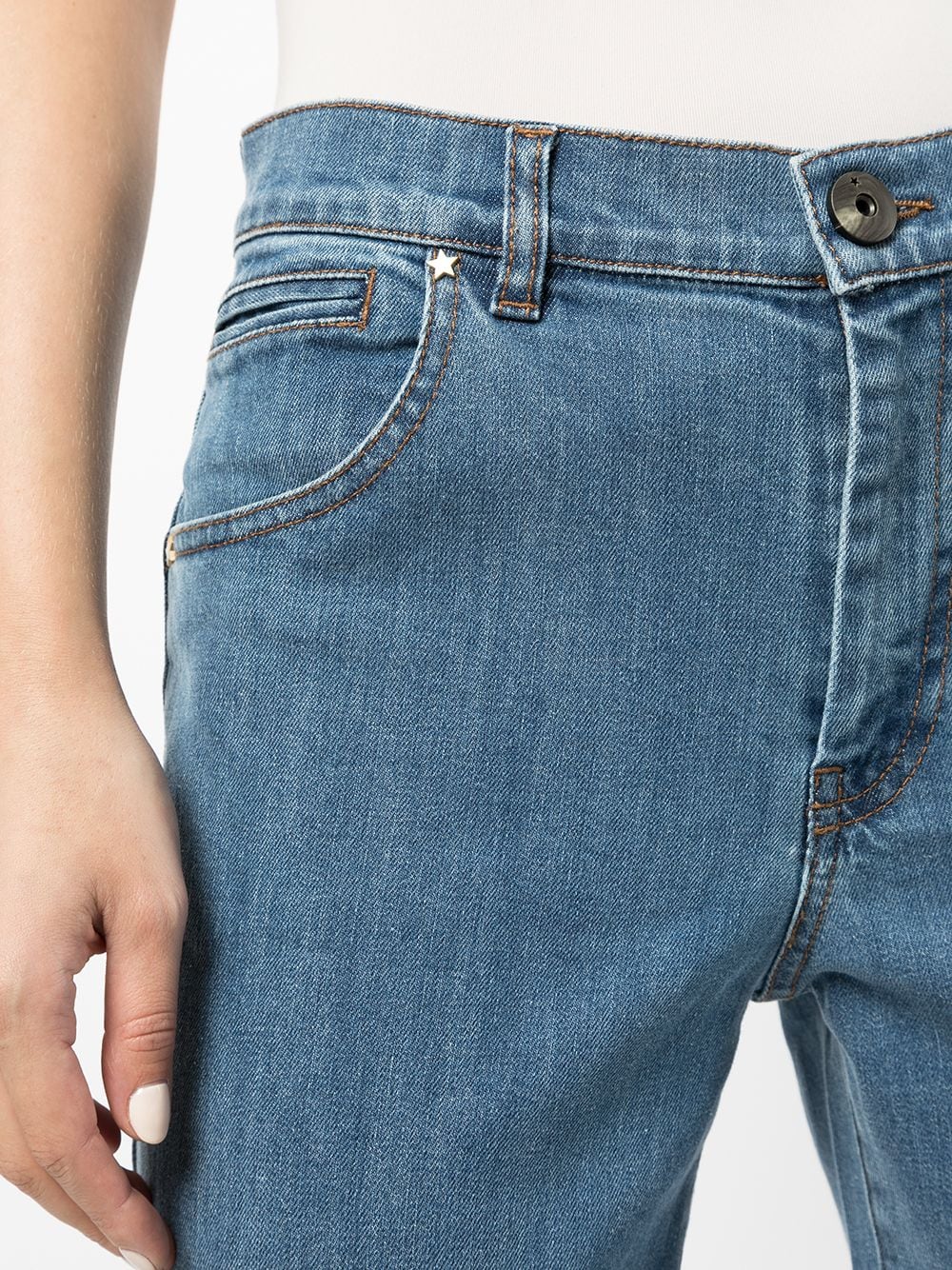 фото Lorena antoniazzi укороченные джинсы прямого кроя