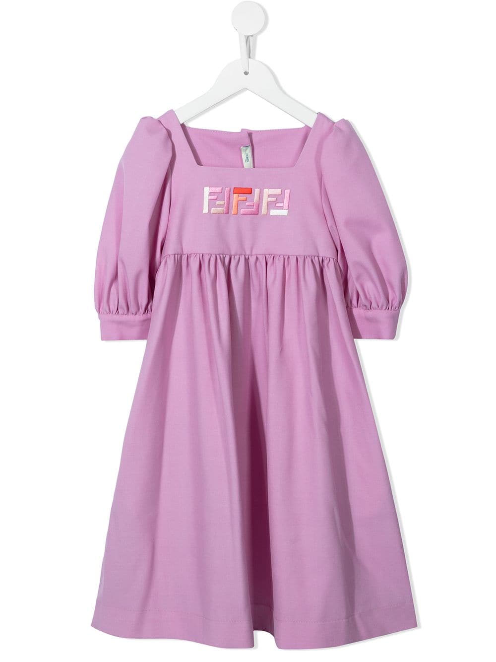 фото Fendi kids платье с логотипом ff