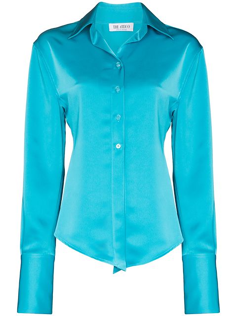 The Attico Lily long-sleeve shirt