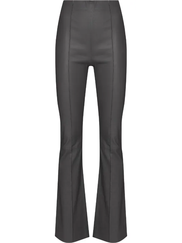 REMAIN Leather Bootcut Trousers - Farfetch
