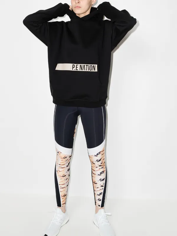 pe nation off side sweat in black