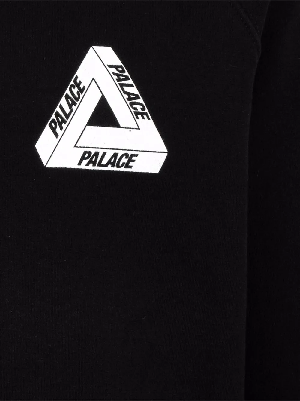 Shop Palace Tri-ferg Crew Neck Sweatshirt In Black