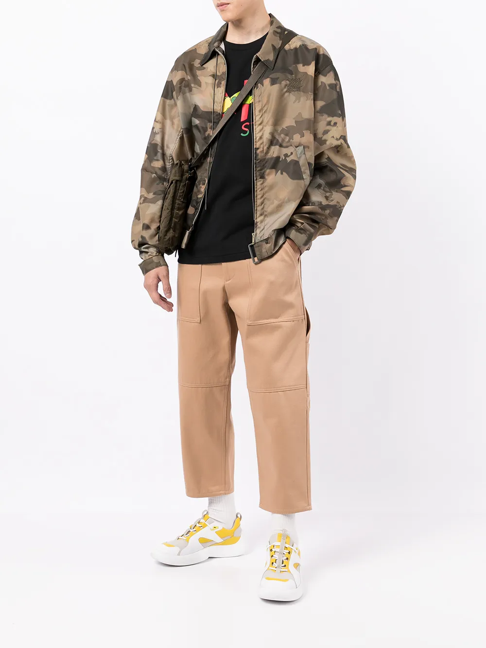 Image 2 of A BATHING APE® slogan-print cotton T-shirt