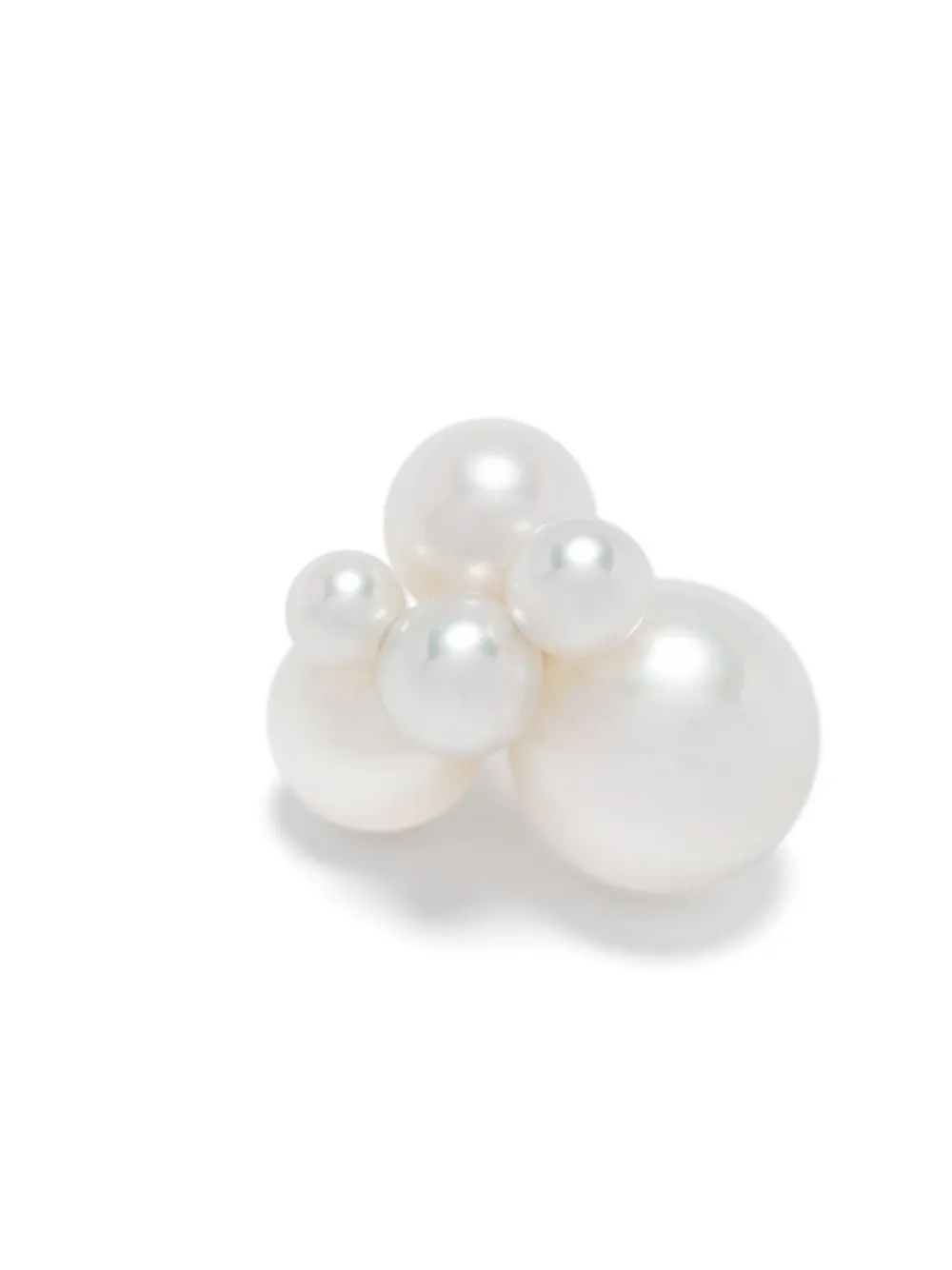 Sophie Bille Brahe 14kt Yellow Gold Bisou Stud Earring, view 3