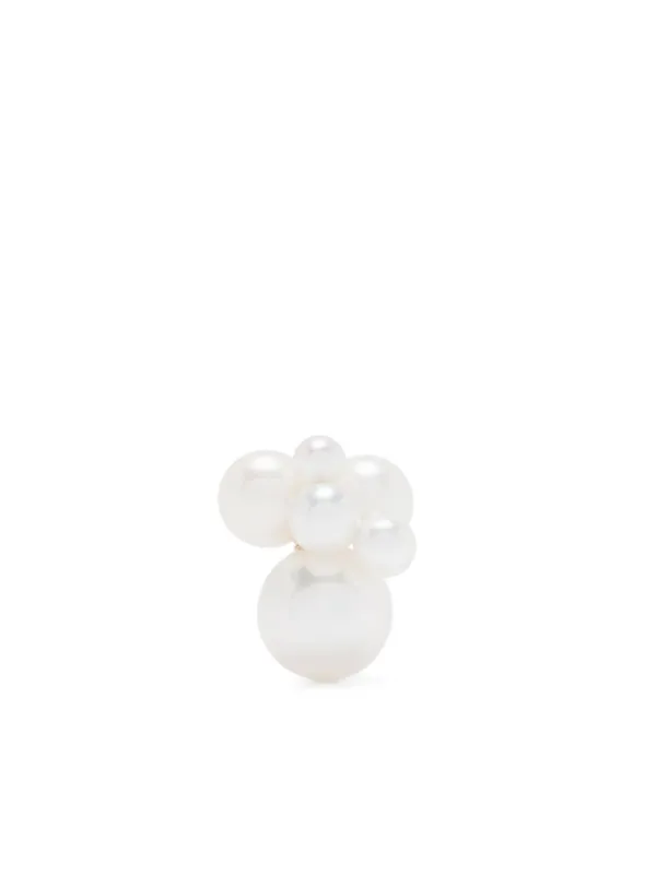 Sophie Bille Brahe 14kt Yellow Gold Bisou Stud Earring