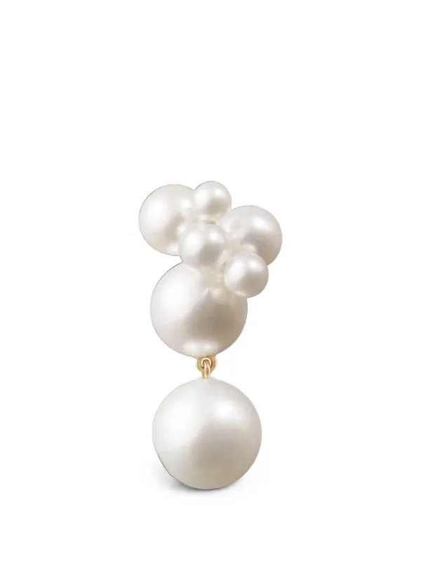 Sophie Bille Brahe Bisou Pearl Earring in Gold