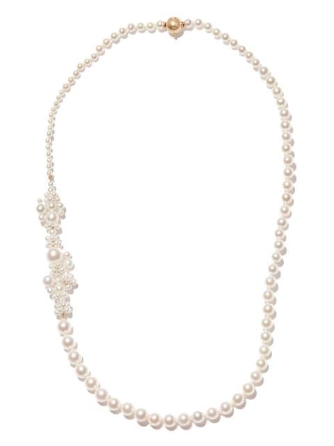 Sophie Bille Brahe 14kt yellow gold Peggy Fontaine pearl necklace