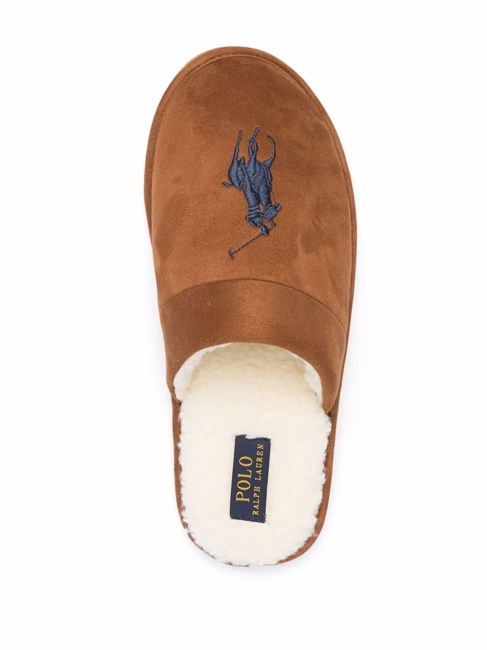 Polo klarence faux discount shearling scuff slipper