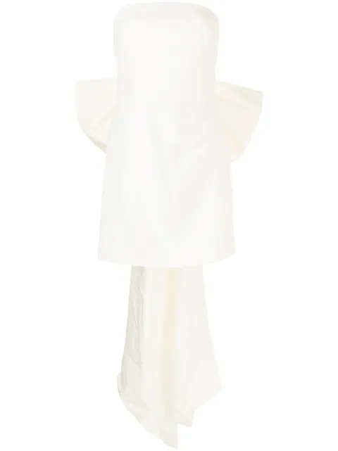 Rebecca Vallance Daphne bow-detail mini dress