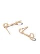 Adina Reyter 14kt yellow gold Horsebit diamond earrings