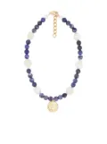 By Alona gold-plated beaded necklace - Blue