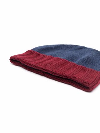 two-tone cashmere beanie展示图