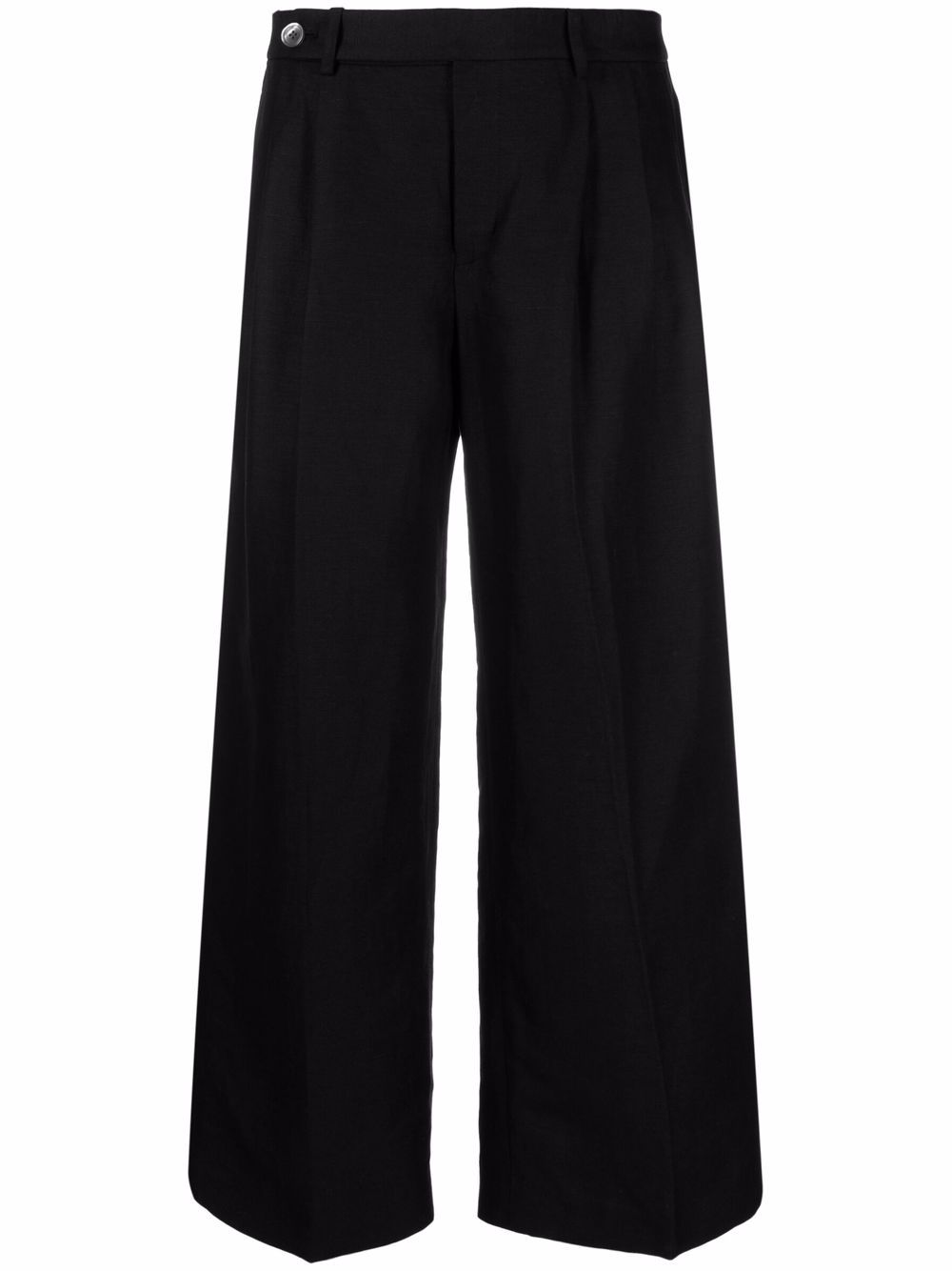 lauren ralph lauren pantalon droit plissé - noir