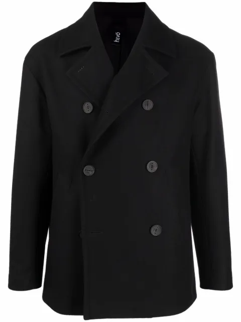 Hevo double-breasted short coat