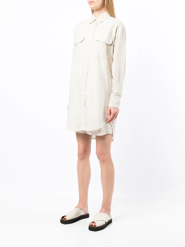 Shop Rag \u0026 Bone striped shirt dress 