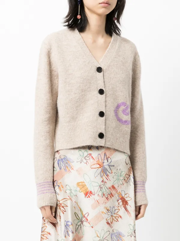 Markus Lupfer Naomi swirl-knit Cardigan 