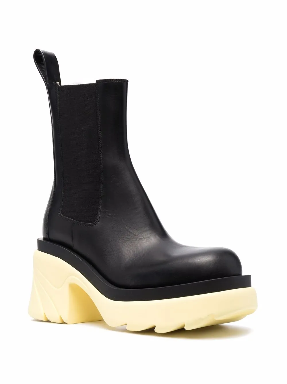 Image 2 of Bottega Veneta contrast sole platform ankle boots