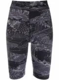 MCQ high-rise fitted cycling shorts - Black